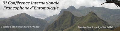 9eme conférence internationale francophone d'entomologie